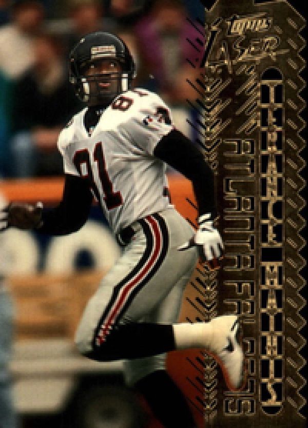 NFL 1996 Topps Laser - No. 75 - Terance Mathis