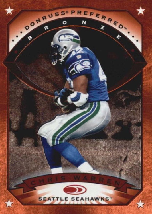 NFL 1997 Donruss Preferred - No 91 - Chris Warren