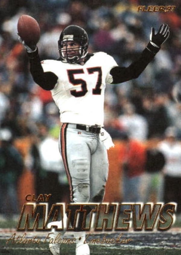 NFL 1997 Fleer - No. 227 - Clay Matthews