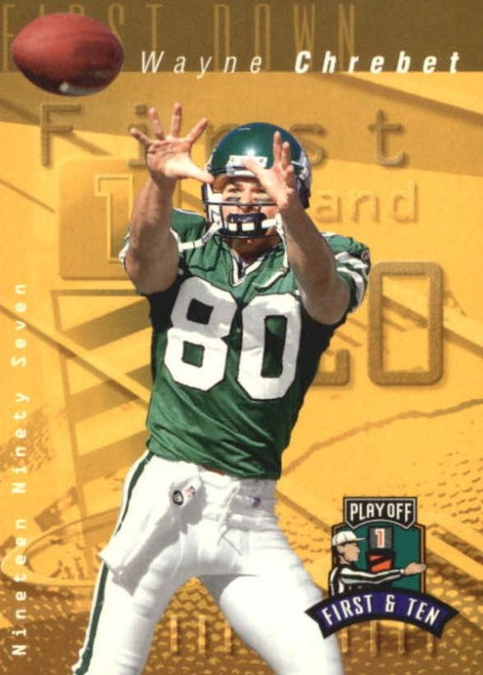 NFL 1997 Playoff First and Ten - No 129 - Wayne Chrebet