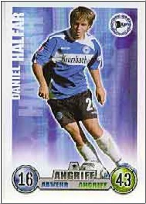 Soccer 2009 Topps Match Attax - No 32 - Daniel Halfar