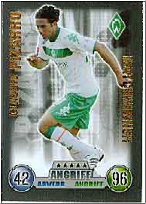 Soccer 2009 Topps Match Attax - Claudio Pizarro