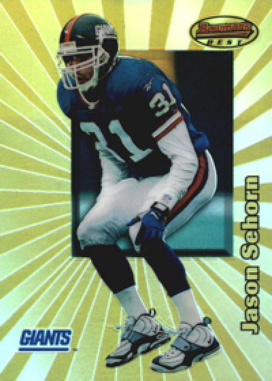 NFL 1998 Bowman's Best Refractor - No 29 - Jason Sehorn