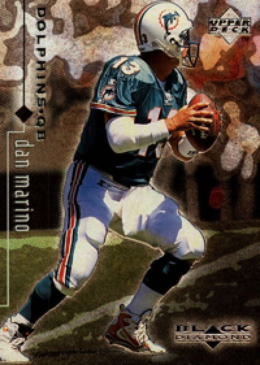 NFL 1998 Black Diamond Rookies - No. 43 - Dan Marino