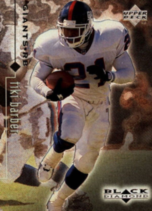 NFL 1998 Black Diamond Rookies - No. 56 - Tiki Barber