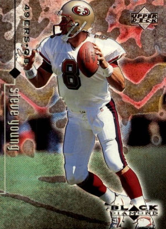 NFL 1998 Black Diamond Rookies - No 76 - Steve Young