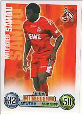 Fussball 2009 Topps Match Attax - No 212 - Wilfried Sanou