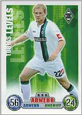 Soccer 2009 Topps Match Attax - No 240 - Tobias Levels