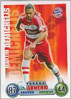 Fussball 2009 Topps Match Attax - No 257 - Martin Demichelis