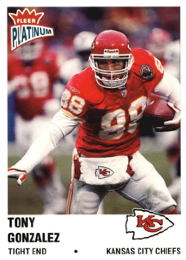 NFL 2003 Fleer Platinum - No 132 - Tony Gonzalez