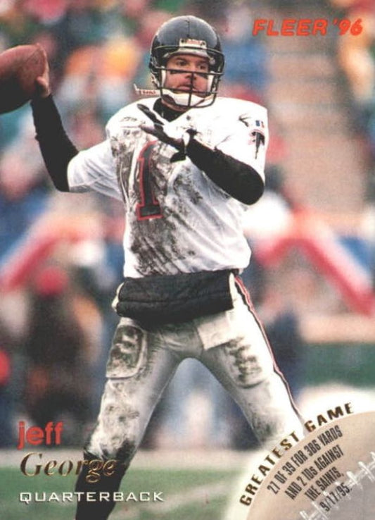 NFL 1996 Fleer - No 6 - Jeff George