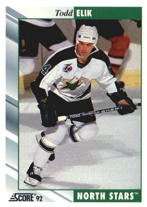 NHL 1992 / 93 Score - No 307 - Todd Elik