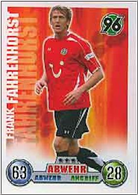 Soccer 2009 Topps Match Attax - No 145 - Frank Fahrenhorst