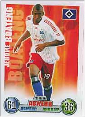 Soccer 2009 Topps Match Attax - No 132 - Jerome Boateng