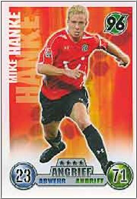 Soccer 2009 Topps Match Attax - No 160 - Mike Hanke