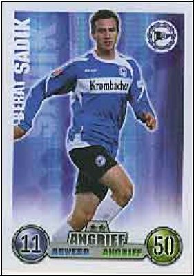 Soccer 2009 Topps Match Attax - No 33 - Berat Sadik