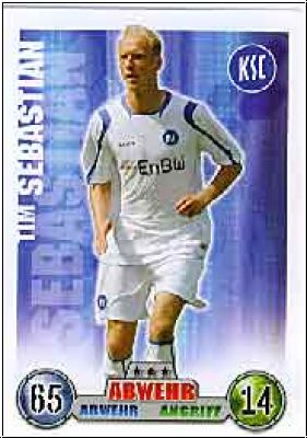 Fussball 2009 Topps Match Attax - No 185 - Tim Sebastian