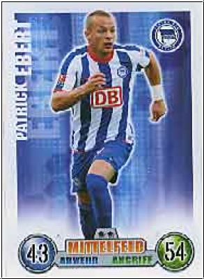 Fussball 2009 Topps Match Attax - No 13 - Patrick Ebert