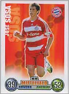 Soccer 2009 Topps Match Attax - No 262 - Jose Sosa