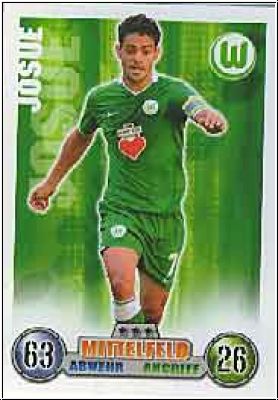 Fussball 2009 Topps Match Attax - No 316 - Josue