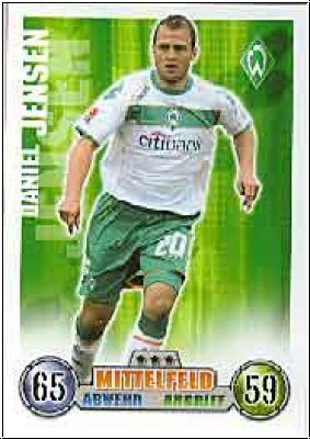 Soccer 2009 Topps Match Attax - No 62 - Daniel Jensen