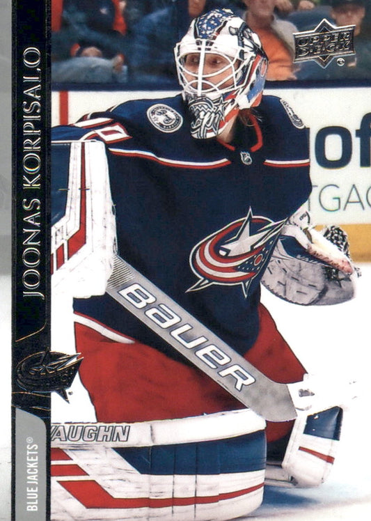 NHL 2020-21 Upper Deck - No 308 - Joonas Korpisalo