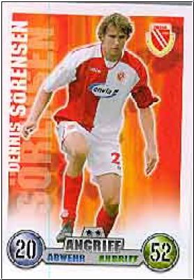 Fussball 2009 Topps Match Attax - No 86 - Dennis Sörensen