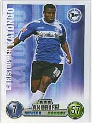 Soccer 2009 Topps Match Attax - No 34 - Christopher Katongo