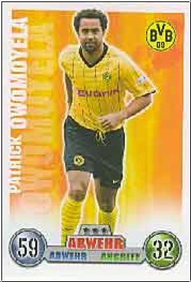 Soccer 2009 Topps Match Attax - No 97 - Patrick Owomoyela