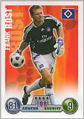 Soccer 2009 Topps Match Attax - No 127 - Frank Rost