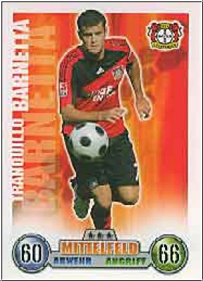 Soccer 2009 Topps Match Attax - No 229 - Tranquillo Barnetta