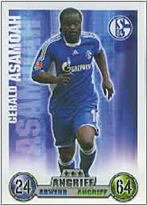 Fussball 2009 Topps Match Attax - No 284 - Gerald Asamoah