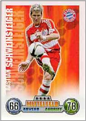 Soccer 2009 Topps Match Attax - No 260 - Bastian Schweinsteiger