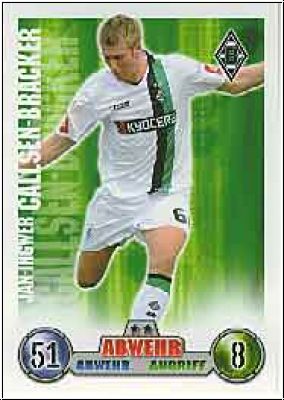 Soccer 2009 Topps Match Attax - No 237 - Callsen-Bracker