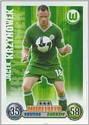 Soccer 2009 Topps Match Attax - No 315 - Jacek Krzynowek