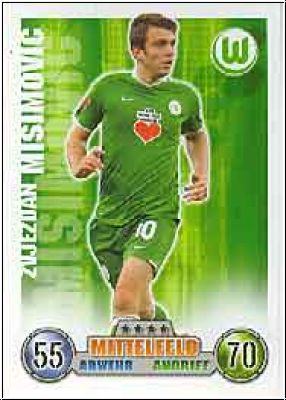 Fussball 2009 Topps Match Attax - No 318 - Zvjezdan Misimovic