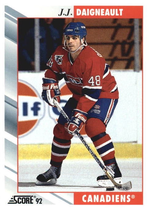 NHL 1992 / 93 Score - No 311 - J.J. Daigneault