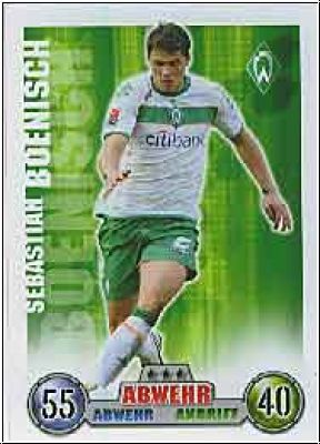 Soccer 2009 Topps Match Attax - No 56 - Sebastian Boenisch