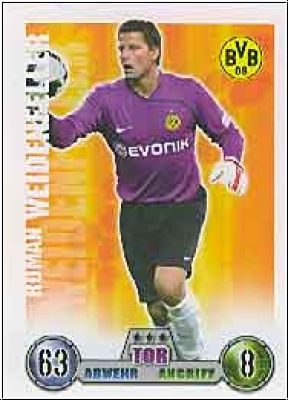 Fussball 2009 Topps Match Attax - No 91 - Roman Weidenfeller