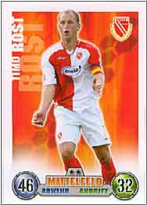 Fussball 2009 Topps Match Attax - No 84 - Timo Rost