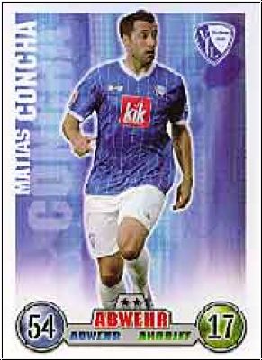 Fussball 2009 Topps Match Attax - No 42 - Matias Concha