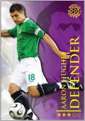 Soccer 2009 futera World Football - No 105 - Aaron Hughes