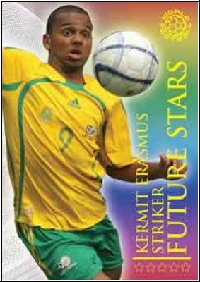 Soccer 2009 futera World Football - No 361 - Kermit Erasmus