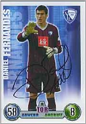 Soccer 2009 Topps Match Attax - Daniel Fernandez