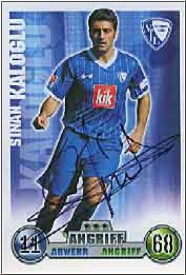 Soccer 2009 Topps Match Attax - Sinan Kaloglu