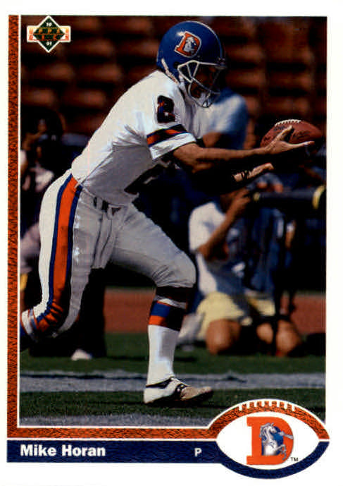 NFL 1991 Upper Deck - No 313 - Mike Horan