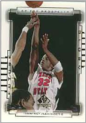 NBA 2000 SP Top Prospects Future Glory - No F10 - Courtney Alexander