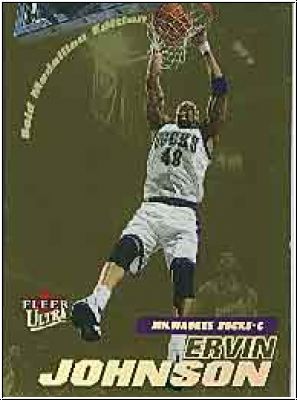 NBA 2000 / 01 Ultra Gold Medallion - No 99G - Ervin Johnson