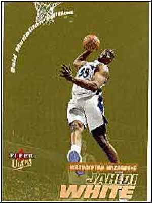 NBA 2000 / 01 Ultra Gold Medallion - No 74G - Jahidi White