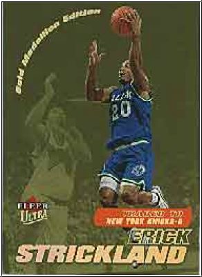 NBA 2000 / 01 Ultra Gold Medallion - No 54G - Erick Strickland